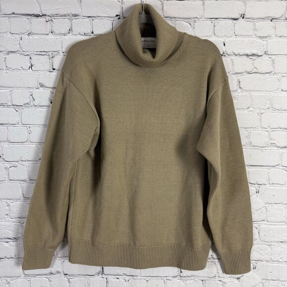 Aritzia Wilfred Free Turtleneck Merino Wool Sweater Women Small S in Taupe Beige - Picture 1 of 9